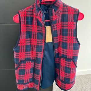 Plaid Vest-Francesca’s